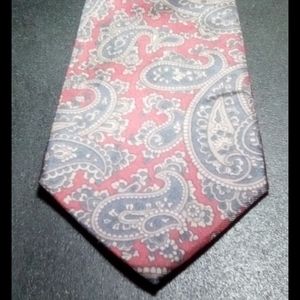 Vintage 1970s 100% Silk Paisley Tie